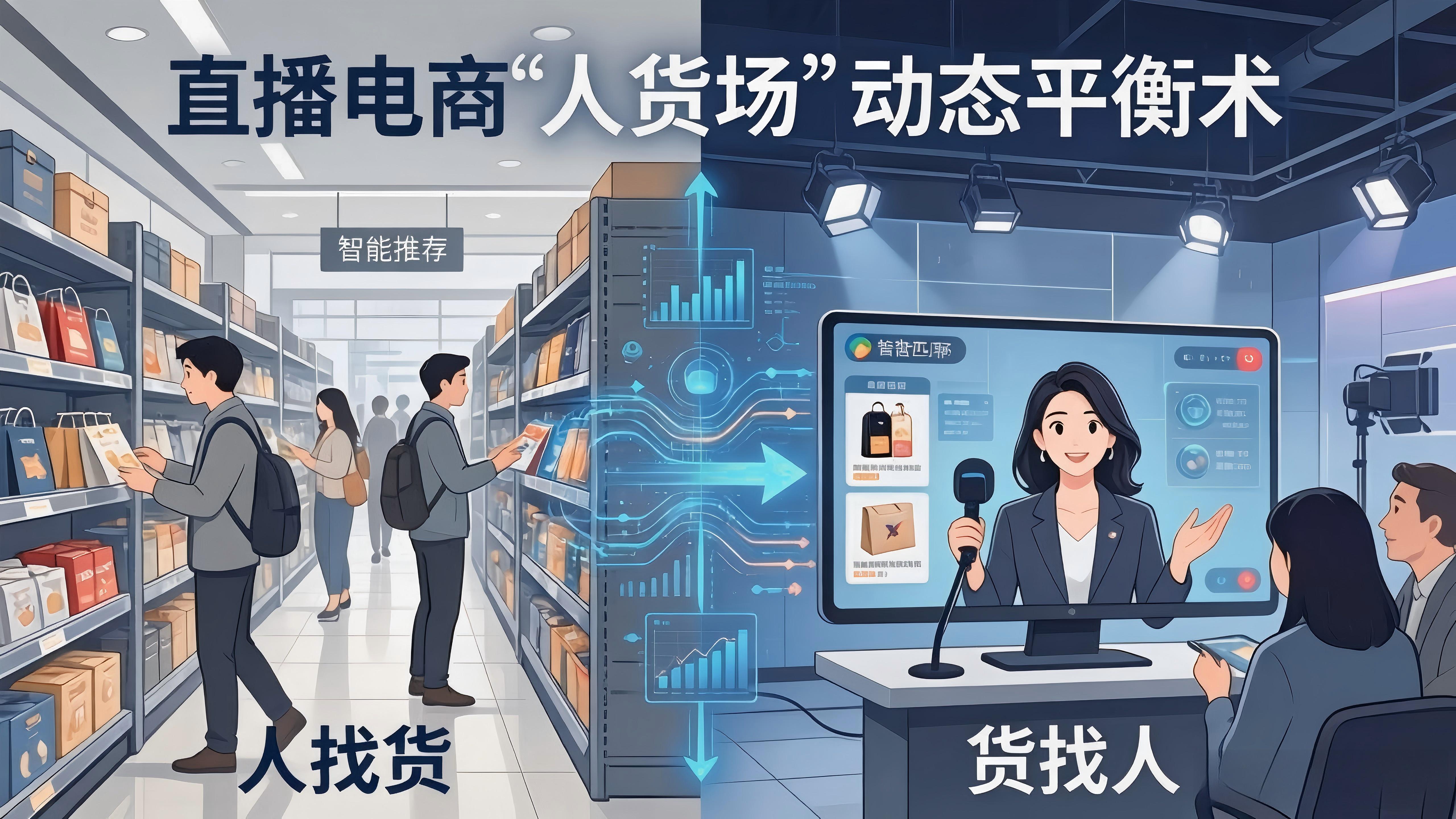 从“人找货”到“货找人”：直播电商的“人
